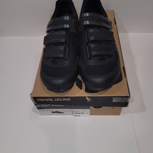 Pearl Izumi Men's Men's Quest Road Shoes Black New 7US /40EU - Picture 2 of 11